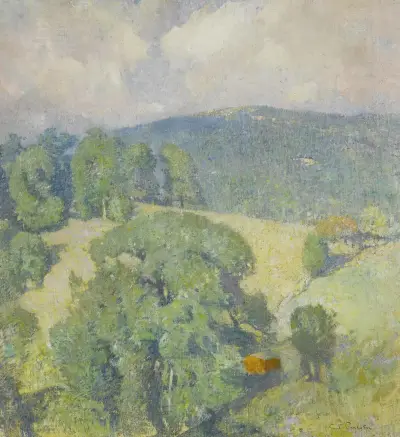 Connecticut Hillside, 1920 av Emil Carlsen