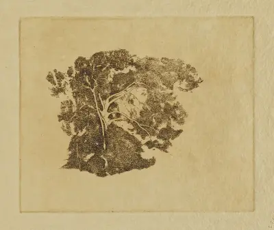 Tree Study av Emil Carlsen