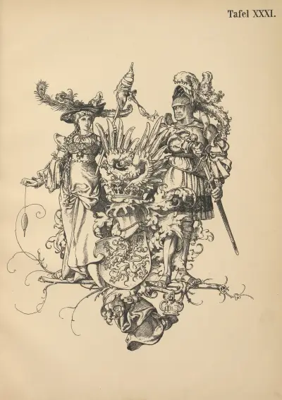 Heraldischer Handbuch fur Freunde der Wappenkunst Pl.30 av Emil Doepler