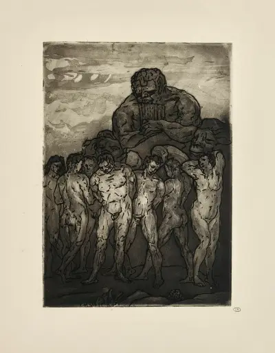 N° 12 – Sedící Chám předčil stojící kolosy, Emile Bernard