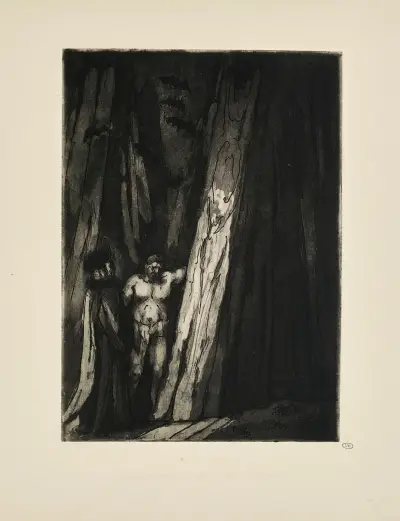 N° 31 – Le païen remua ces affreux blocs dormants, Emile Bernard