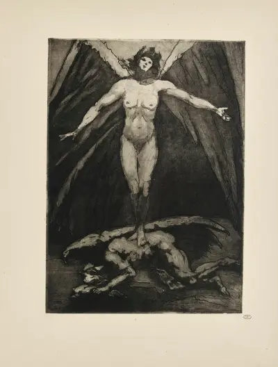 N° 49 – Satan est mort renais, ô Lucifer céleste, Emile Bernard