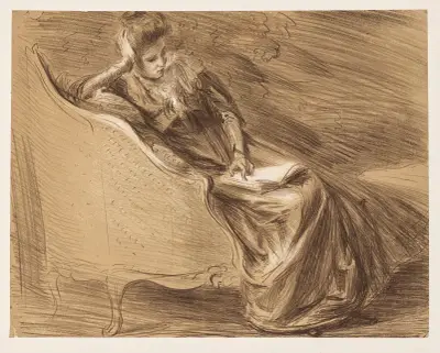 Lucie Esnault, Jacques-Émile Blanche
