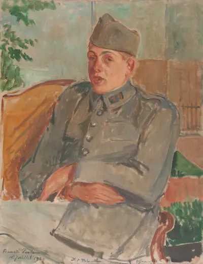 Portrait de Francis Poulenc, Jacques-Émile Blanche