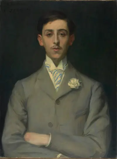 Portrait de Maurice Barrès, 1890, Jacques-Émile Blanche