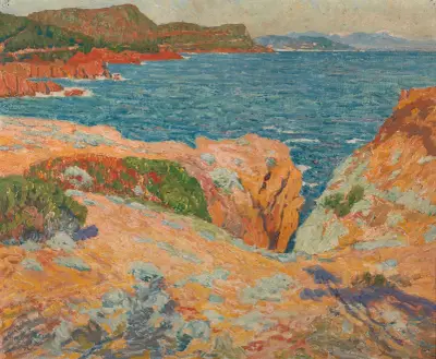 Afternoon in Estérel (Côte d’Azur), Emile Claus