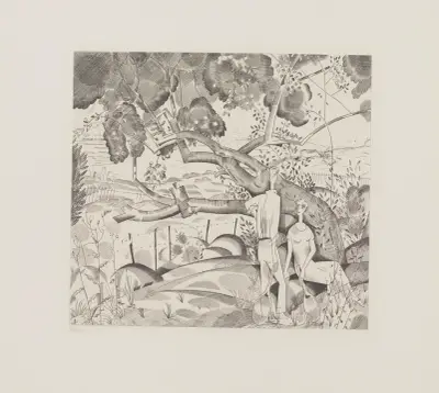 Der alte Birnbaum von Jean-Émile Laboureur