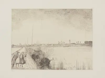Die Kinder auf der Straße von Jean-Émile Laboureur
