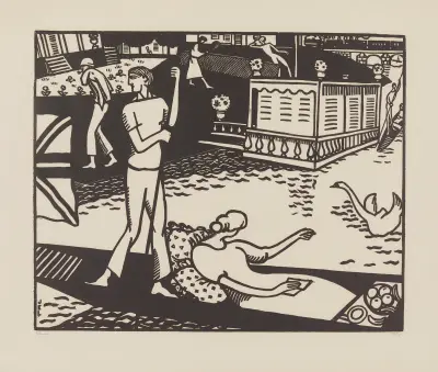 An der Themse von Jean-Émile Laboureur
