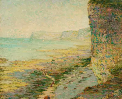 Falaises À Marées Basse von Claude-Émile Schuffenecker