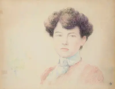 Portrait d’Eugénie de la Rochefoucauld von Claude-Émile Schuffenecker
