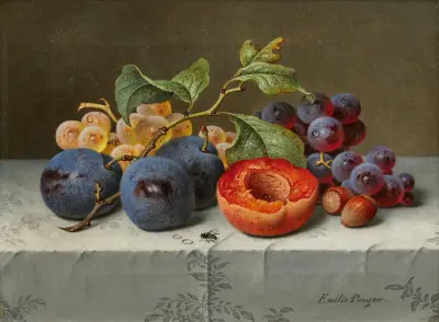 Still Life with Fruit – nr 2 av Emilie Preyer