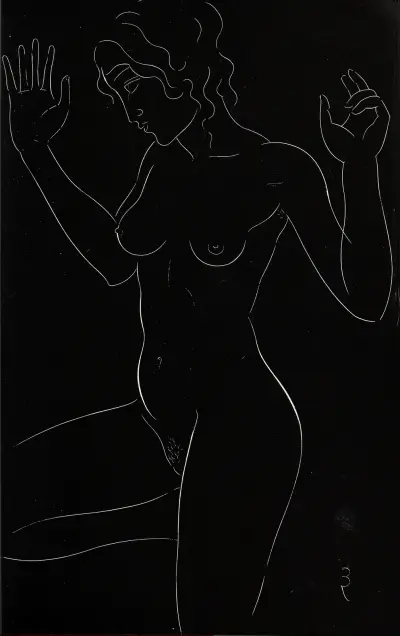 Twenty-five nudes Pl 06 av Eric Gill