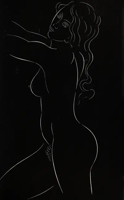 Twenty-five nudes Pl 07 av Eric Gill