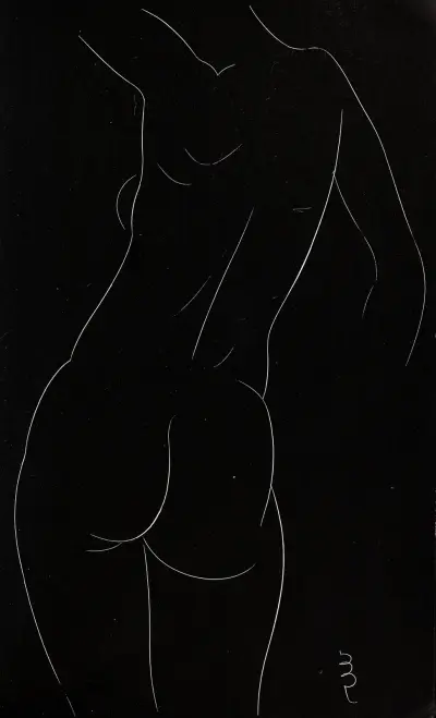 Twenty-five nudes Pl 09 av Eric Gill