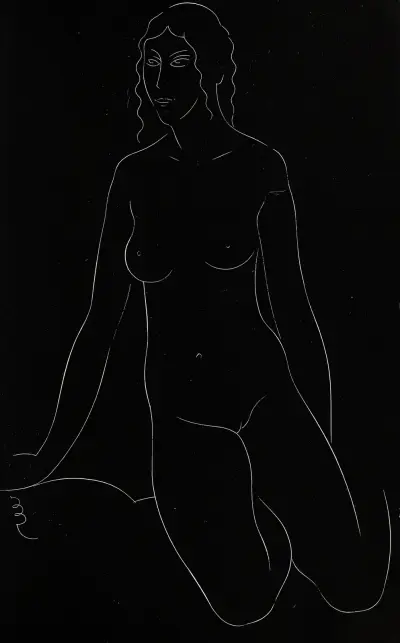 Twenty-five nudes Pl 17 av Eric Gill
