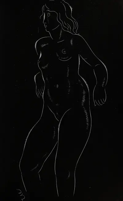 Twenty-five nudes Pl 18 av Eric Gill