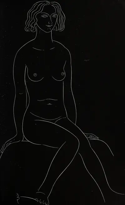Twenty-five nudes Pl 19 av Eric Gill