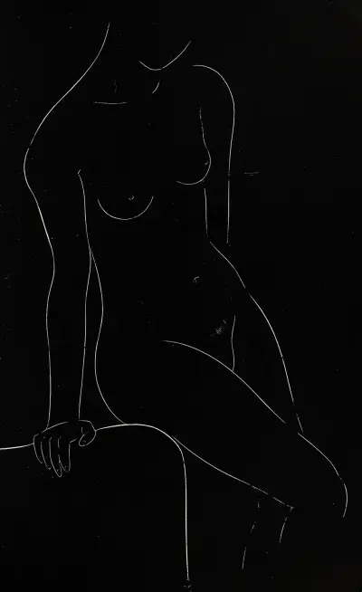 Twenty-five nudes Pl 21 av Eric Gill