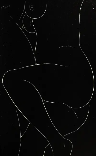 Twenty-five nudes Pl 23 av Eric Gill