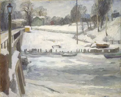 From Lysaker av Erik Werenskiold