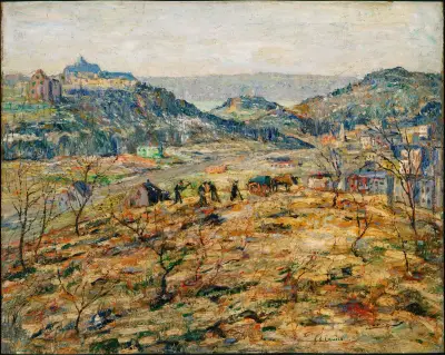 City Suburbs av Ernest Lawson