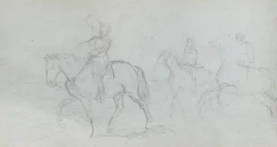 Postacie na koniach, Ernest Meissonier