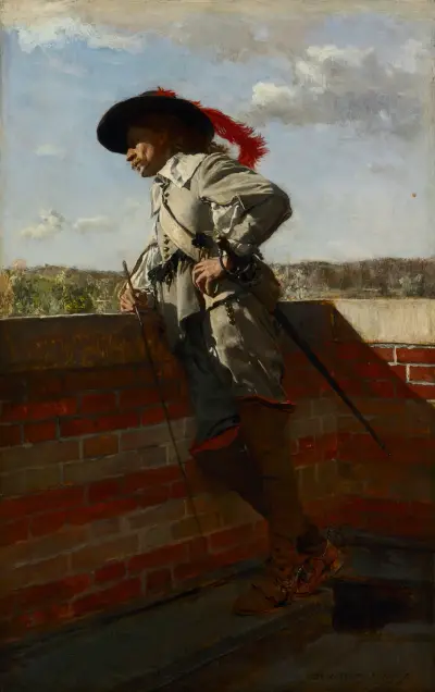 Na tarasie, Ernest Meissonier