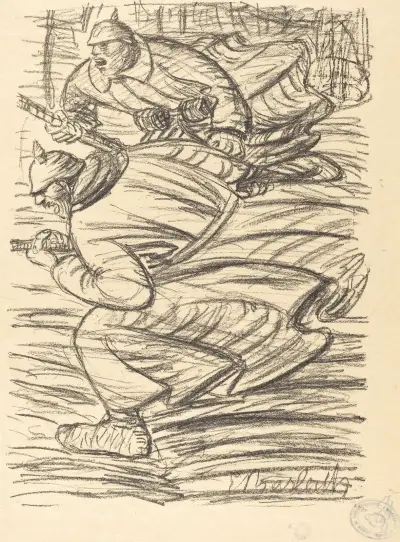 The Assault von Ernst Barlach