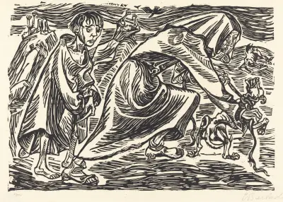 The Dog Catcher von Ernst Barlach