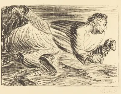 The Raging Barbarian von Ernst Barlach