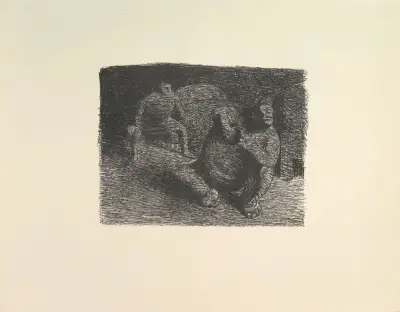 The Suspicious Elf (Verzweifelter Alb) von Ernst Barlach