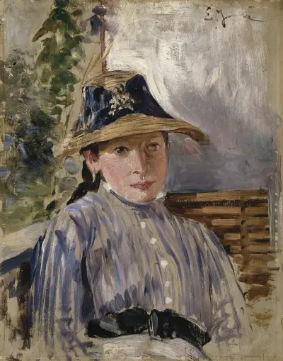 Girl in Blue, Ernst Josephson