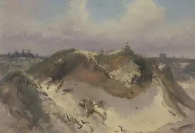 Dune near De Panne, Friedrich Ernst Morgenstern