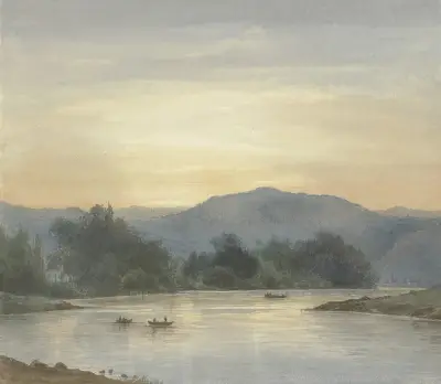 The Main near Kleinheubach, Friedrich Ernst Morgenstern