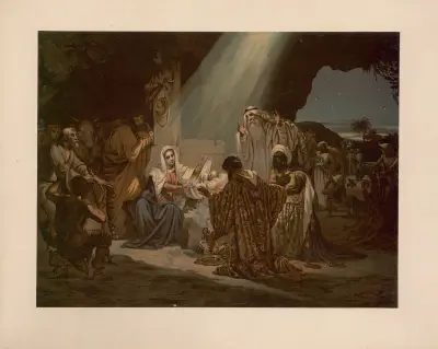 The Birth of Jesus av Ernst Pessler