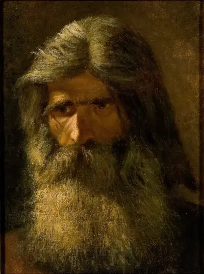 Portrait Of A Bearded Man, Mårten Eskil Winge