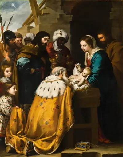 Adoration Of The Magi av Bartolomé Estebán Murillo