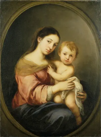 The Virgin and Child av Bartolomé Estebán Murillo