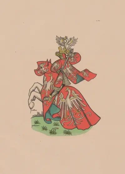 Ancien armorial équestre de la Toison d’or et de l’Europe au 15e siècle Pl.101 av Berger-Levrault et Cie