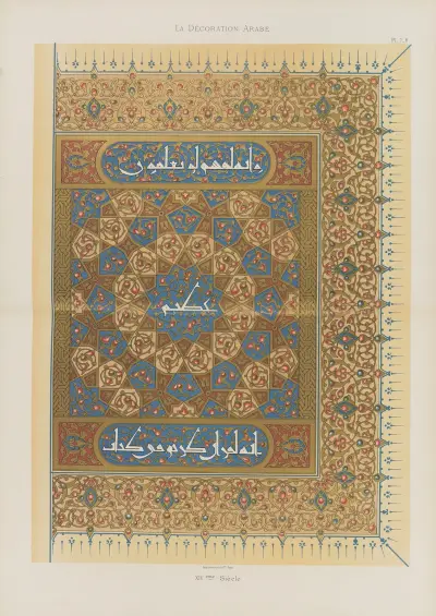 La Décoration arabe Pl.05 av Marpon et Flammarion