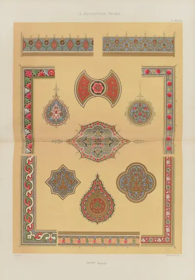 La Décoration arabe Pl.19 av Marpon et Flammarion
