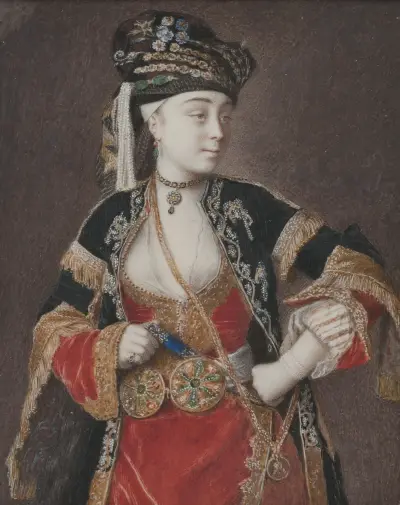 Dame in türkischer Tracht von Jean-Etienne Liotard