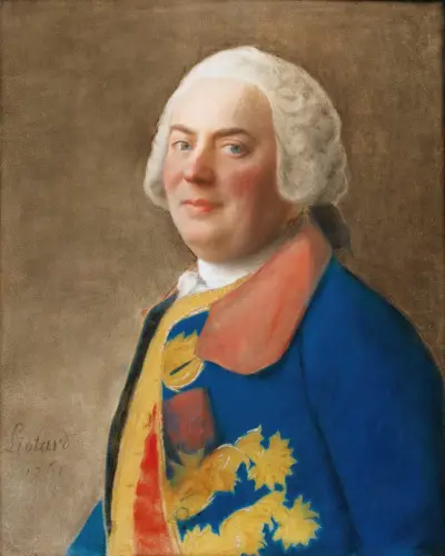 Bildnis eines Offiziers mit dem Orden vom Heiligen Geist von Jean-Etienne Liotard