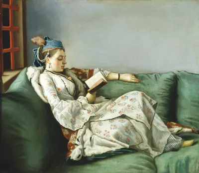 Porträt der Maria Adelaide von Frankreich in türkischer Kleidung von Jean-Etienne Liotard