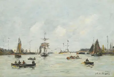 Le Havre. Der Vorhafen von Eugène Boudin