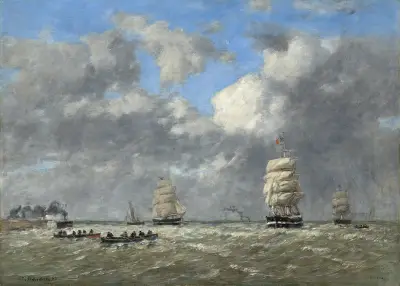 Le Havre von Eugène Boudin