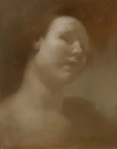 Portrait of a Girl, Eugène Carriere