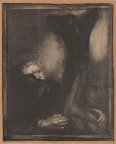 Rodin sculptant, Eugène Carriere
