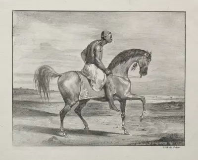 Afričan na koni, Eugène Delacroix